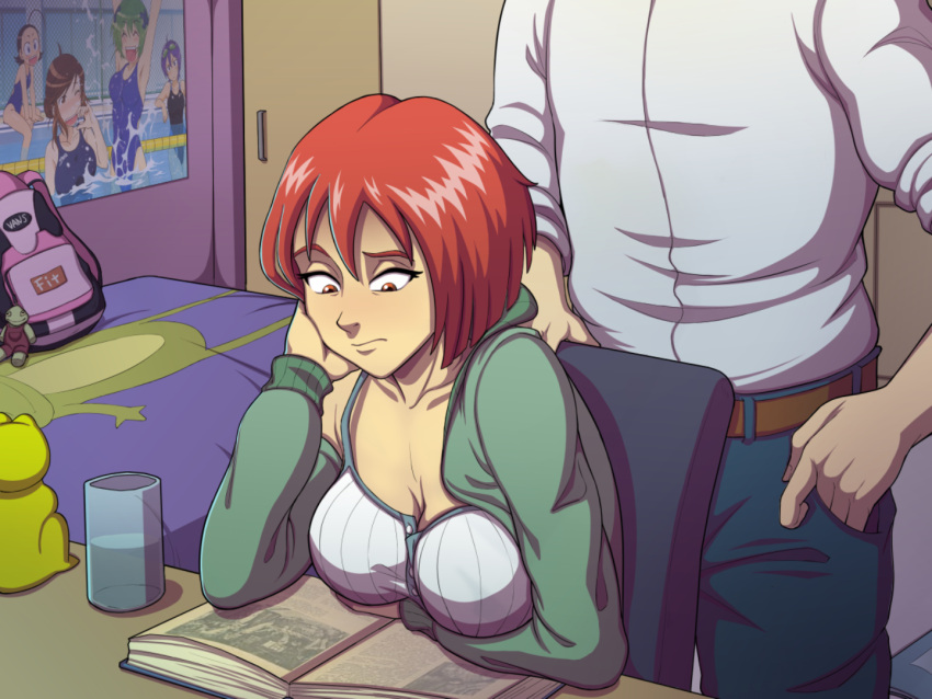 1girl age_difference ass big_breasts breasts brown_eyes female human lazy_tarts lord_cedric male/female mature monster monster_boy patreon patreon_paid patreon_reward red_hair short_hair solo_female somka108 tagme teenager w.i.t.c.h. w.i.t.c.h._hunter will_vandom