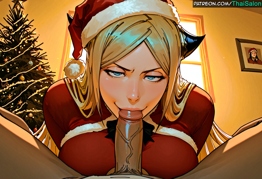 1boy 1boy1girl 1girl 1girl 1girl 1girls ai_assisted ai_generated big_ass big_breasts big_breasts blonde_hair blue_eyes breasts christmas christmas_clothing christmas_decorations christmas_hat christmas_headwear christmas_outfit christmas_tree chromatic_abberation clothed clothing curvaceous curvaceous_body curvaceous_female curvaceous_figure curves curvy curvy_body curvy_female curvy_figure curvy_hips dark-skinned_male dark_skin eyebrows eyelashes eyeliner fellatio fellatio femal high_res high_res high_resolution hires huge_ass huge_breasts indoors large_ass long_hair male male_pov patreon patreon_username penis santa_costume santa_dress santa_hat sexually_suggestive stable_diffusion sucking sucking_dick sucking_penis sucking_tip tagme thaisalon thick thick_thighs thighs veiny_penis voluptuous voluptuous_body voluptuous_female watermark